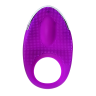 Виброкольцо с ресничками перезаряжаемое Jos Rico фиолетовое